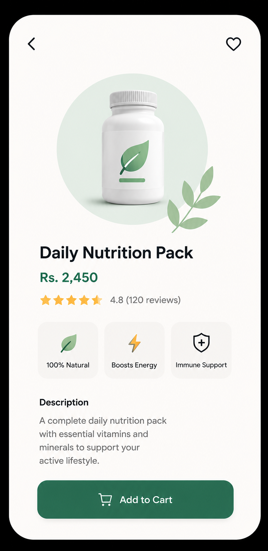 Food App Mockup 4
