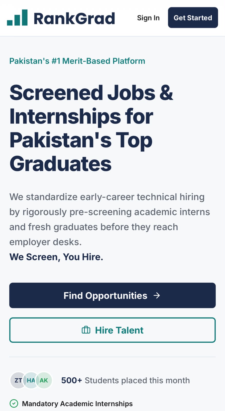 RankGrad App